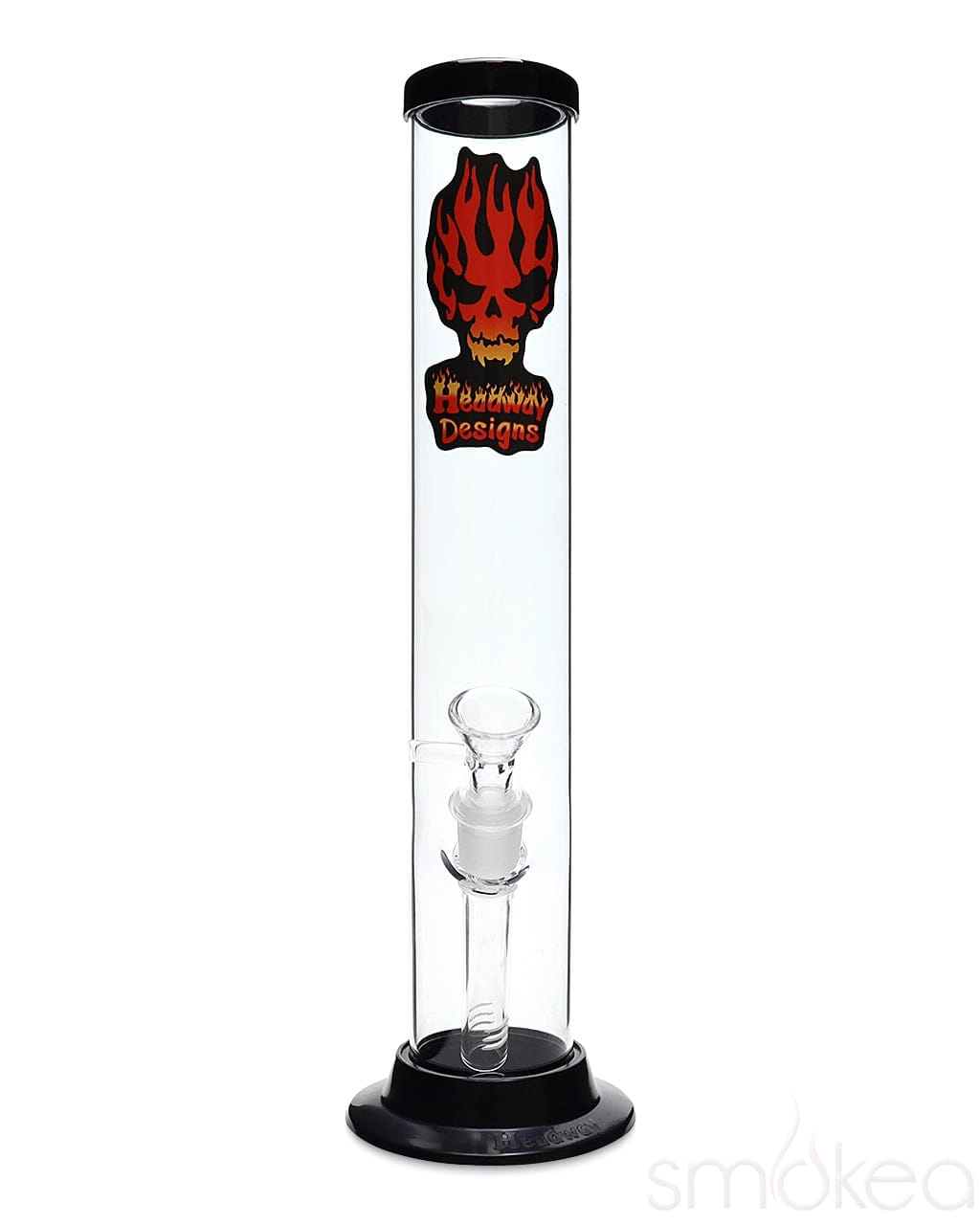 Headway 12" Glass on Glass Straight Acrylic Bong