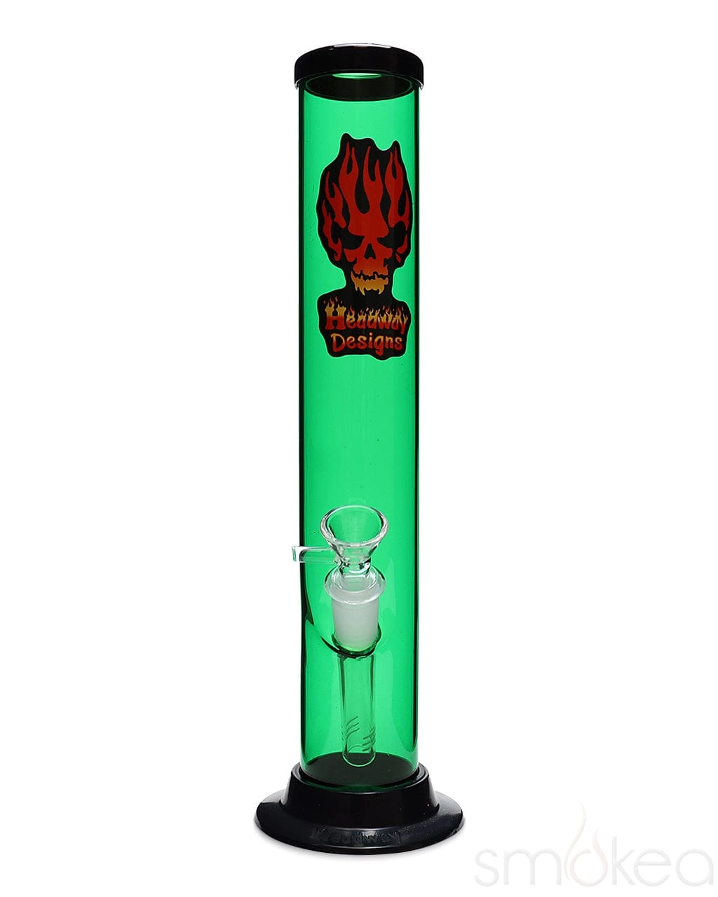 Headway 12" Glass on Glass Straight Acrylic Bong