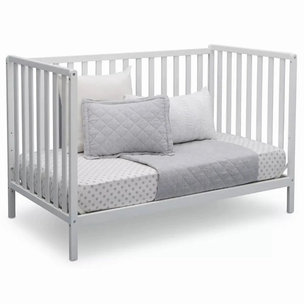 Heartland White 4-in-1 Convertible Crib - Bianca White