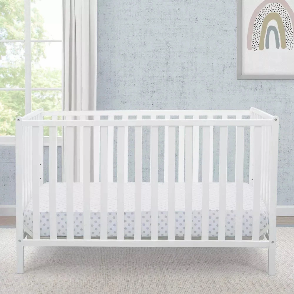 Heartland White 4-in-1 Convertible Crib - Bianca White