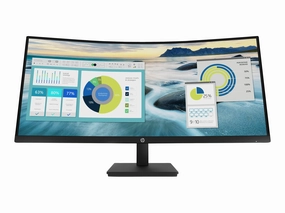 HP P34hc G4 - P-Series - LED monitor - curved - 34 - 3440 x 1440 WQHD @ 60 Hz - VA - 250 cd/mï¿½ - 3500:1 - 5 ms - HDMI 21Y56AA#ABA