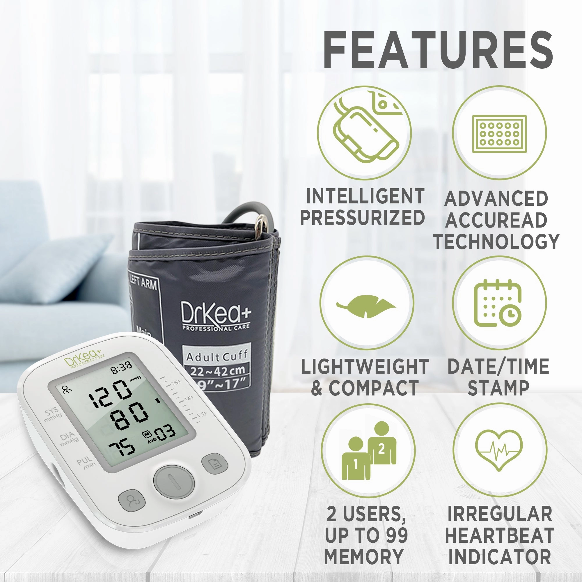 K200i Upper Arm Blood Pressure Monitor
