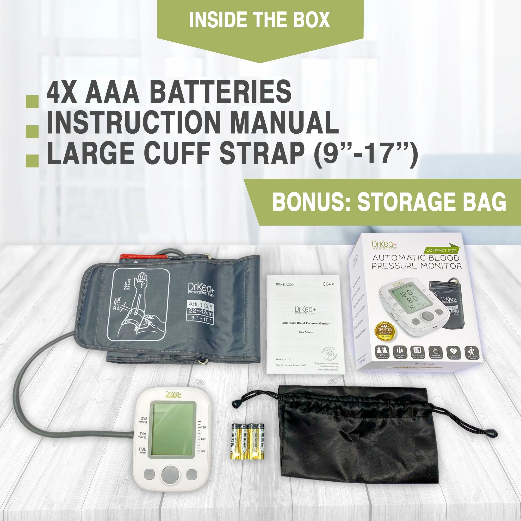 K200i Upper Arm Blood Pressure Monitor