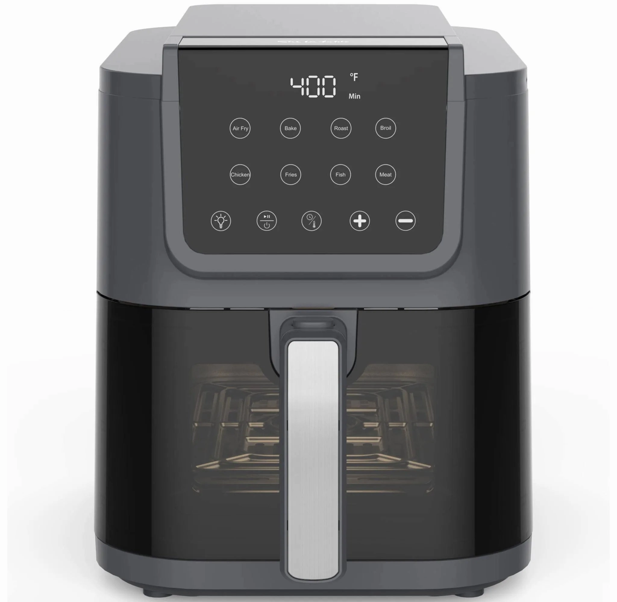 Kitchen Essentials 5qt Air Fryer - Cool Gray (See Description)