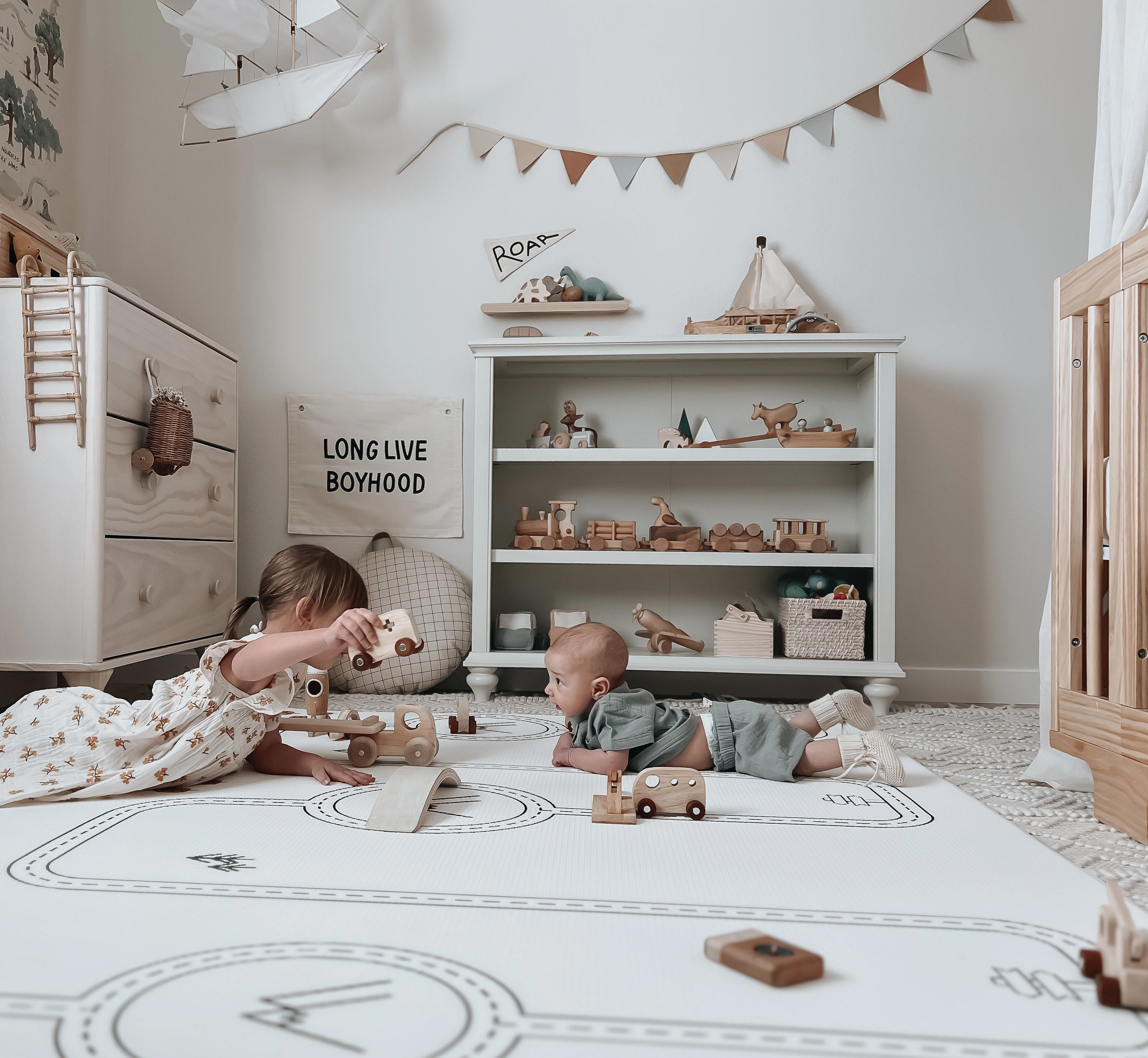 Little Bot Baby Play Mat (Ofie Mat, Boho Town   Country Road Nordic)