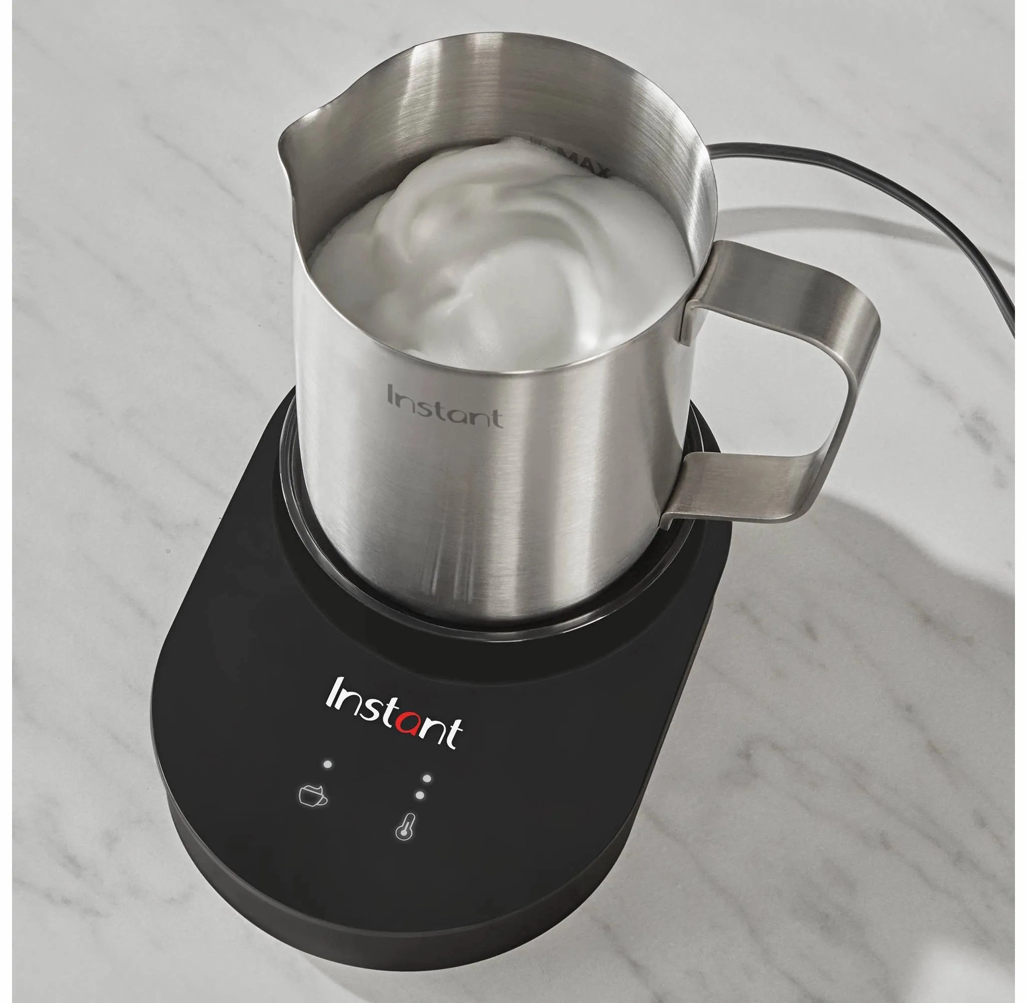 Magic Cup 9-in-1 Frother with 17oz Stainless Steel Cup