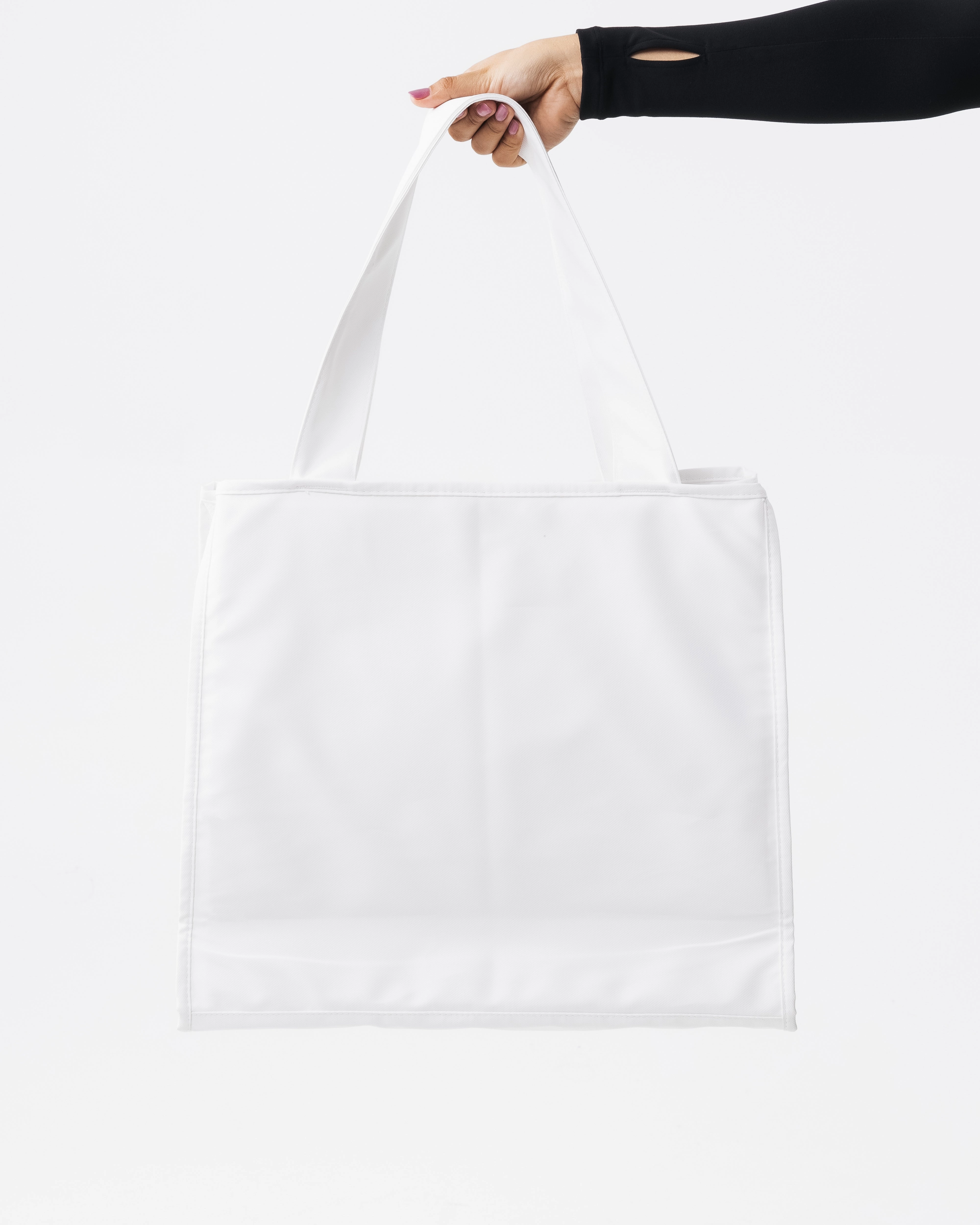 Mesh Tote Bag - White