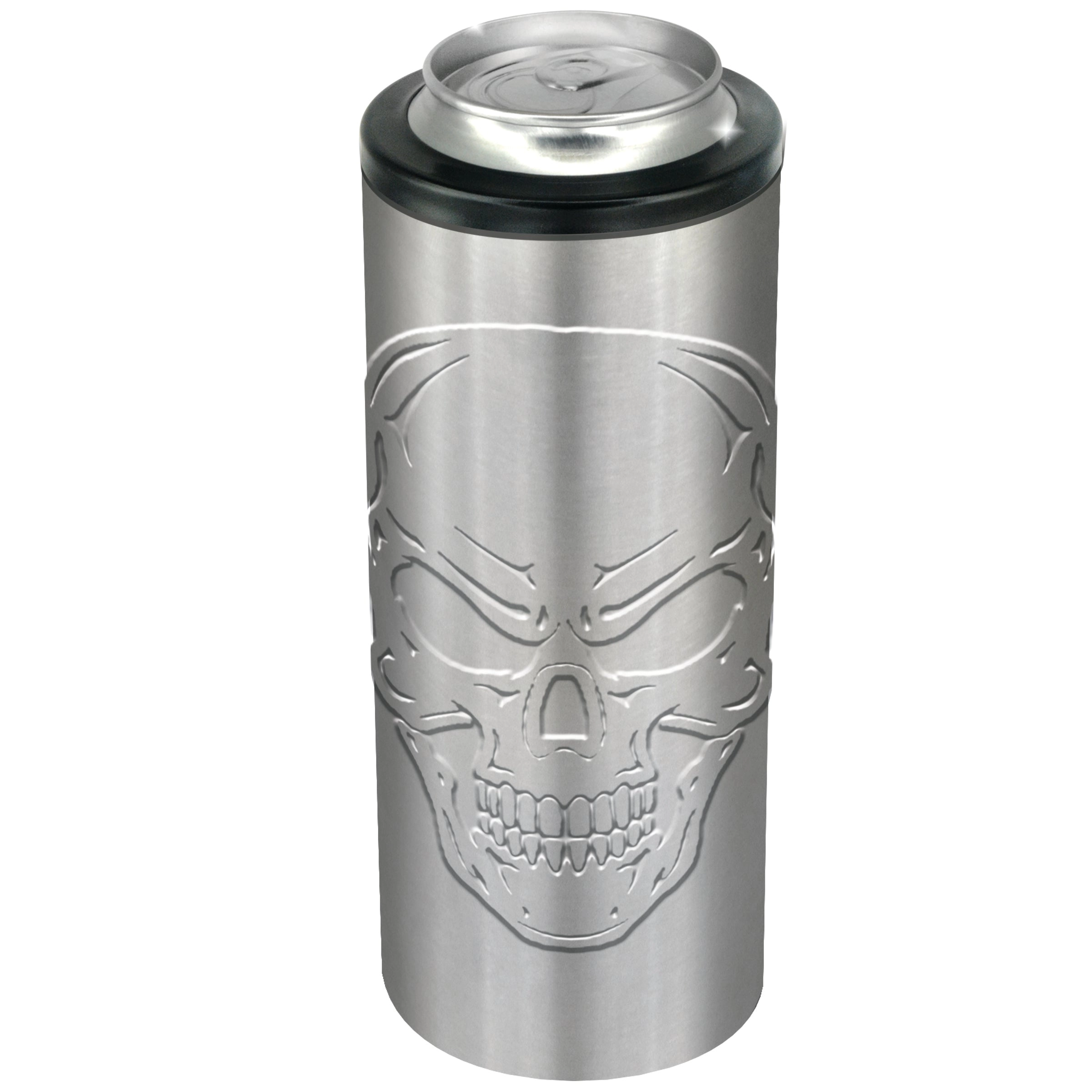 Metal Insulated Slim Can Cooler - 6 Pieces Per Retail Ready Display 22270
