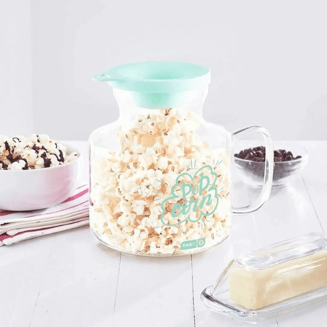 Microwave Popcorn Popper - Aqua