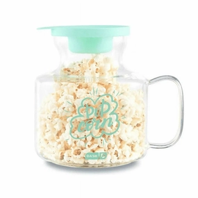 Microwave Popcorn Popper - Aqua