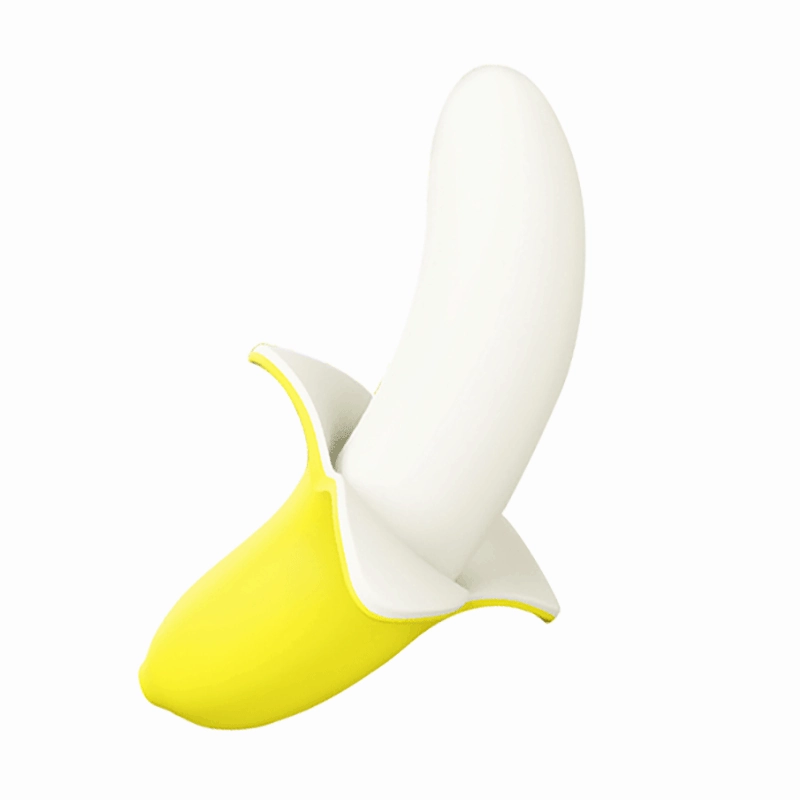 Mini Banana Vibrator for Women - Quusvik 10-Speed Vibration, Compact Size