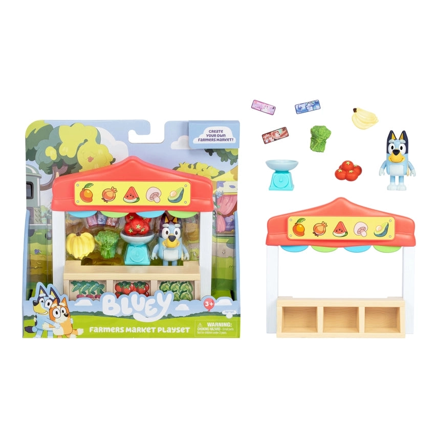Moose Toys Bluey Mini Playset - Farmer's Market