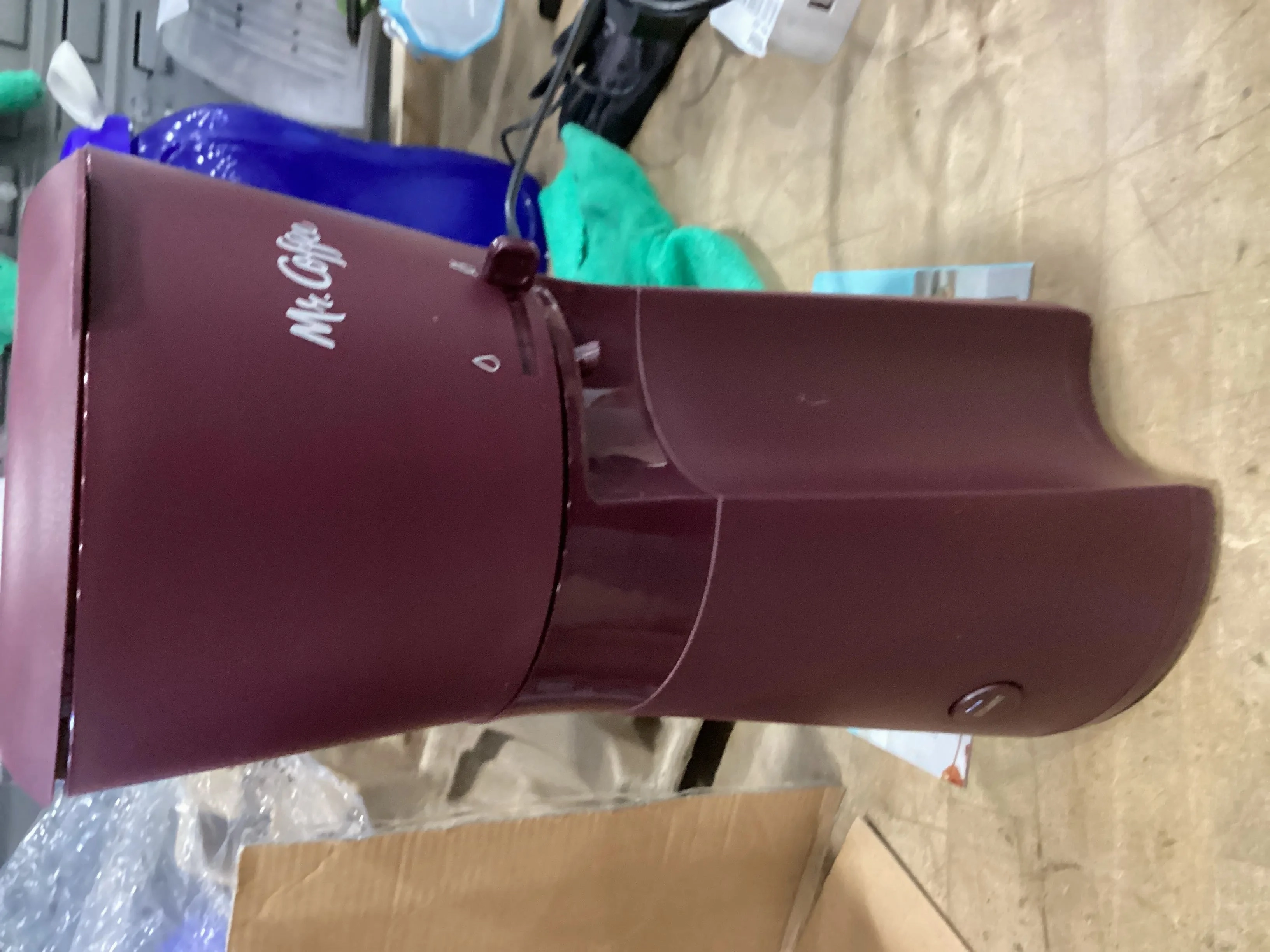 Mr. Coffee Iced Coffee Maker with Reusable Tumbler and Coffee Filter - Burgundy: Brews Iced Coffee, 22 Oz Capacity