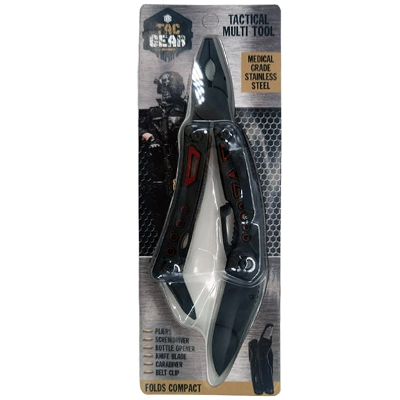 Multi-Tool 4-In-1 with Carabiner - 6 Pieces Per Retail Ready Display 23225