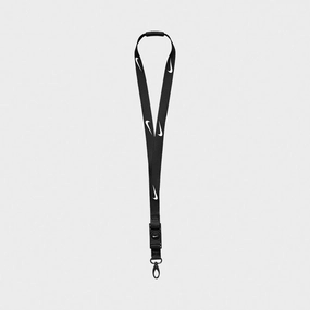 Nike Premium Lanyard Black / Black - White