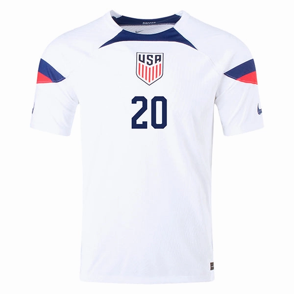 Nike United States Authentic Match Balogun Home Jersey 22/23 (White/Loyal Blue)