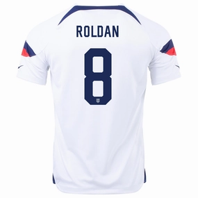 Nike United States Cristian Roldan Home Jersey 22/23 (White/Loyal Blue)