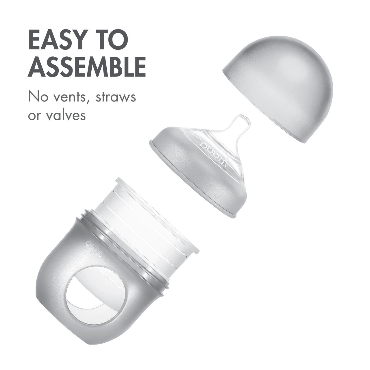 NURSH Silicone Pouch Bottle - 4oz - 3pk