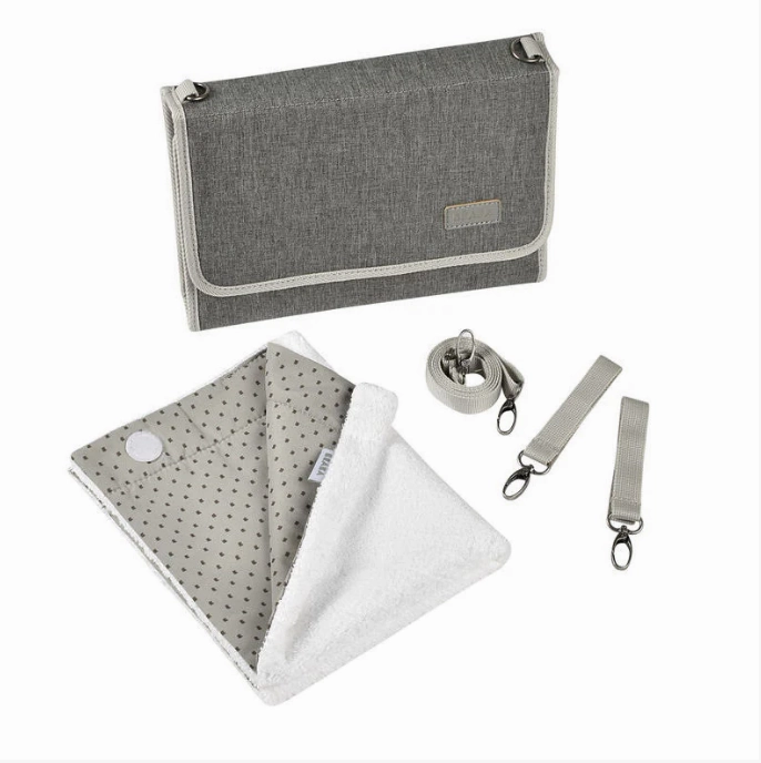 On-the-go Changing Pouch - Heather Grey