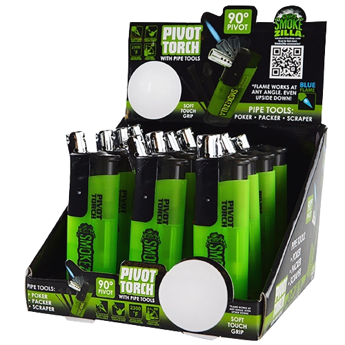 Pivot Head Torch Lighter with Tools - 12 Pieces Per Retail Ready Display 21746