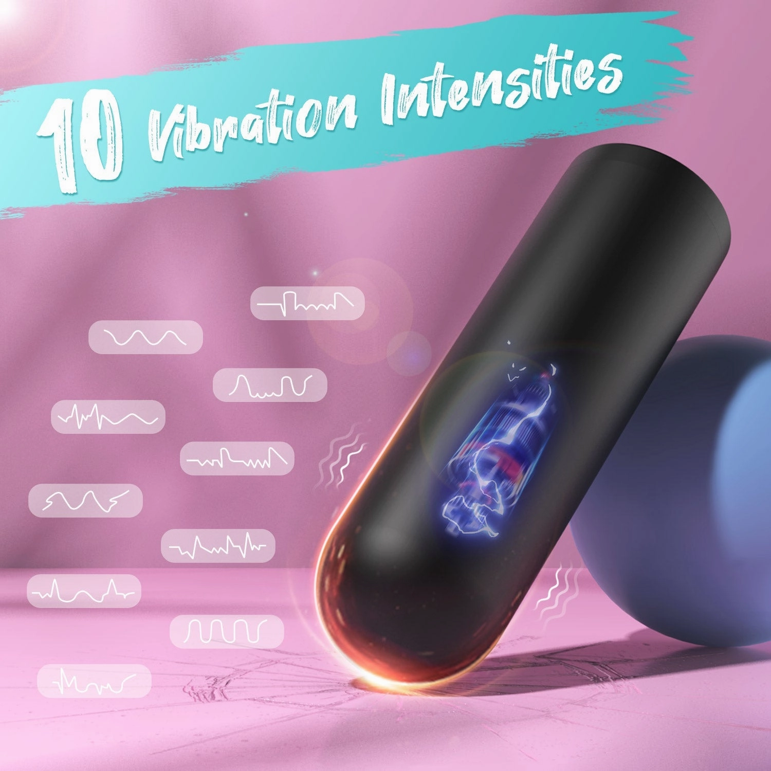 Remote Controlled Bullet Vibrator with 10 Vibrating Modes