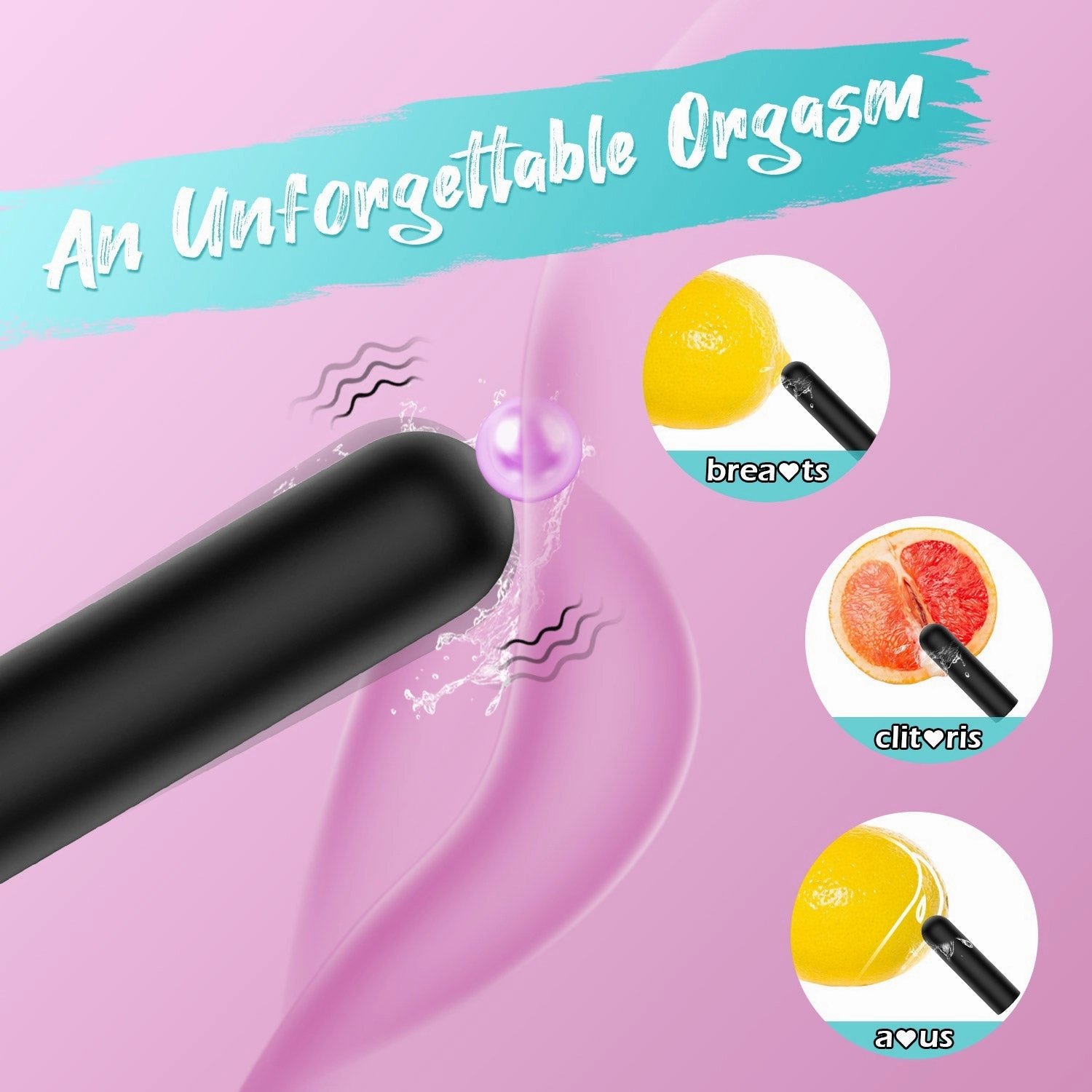 Remote Controlled Bullet Vibrator with 10 Vibrating Modes