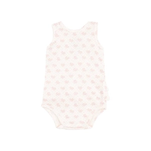 Rib Modal Ruffle Tank Bubble - Vintage Mini Bows
