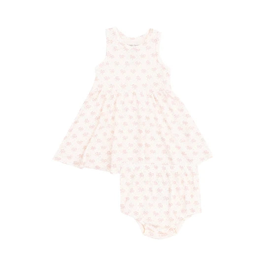 Ribbed Modal Tank Dress and Bloomer - Vintage Mini Bows