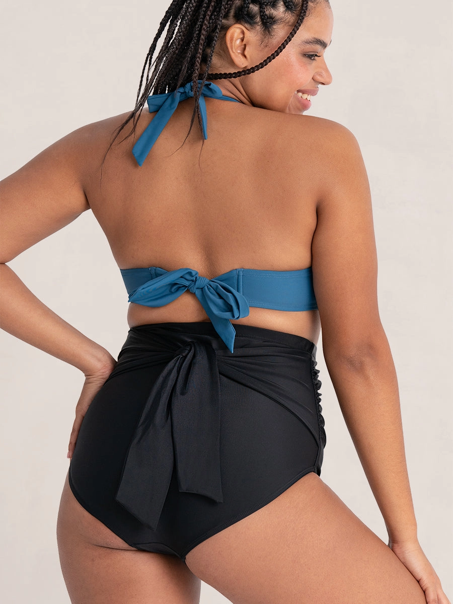 Shapermint Essentials Tie Belt Swim Bottom