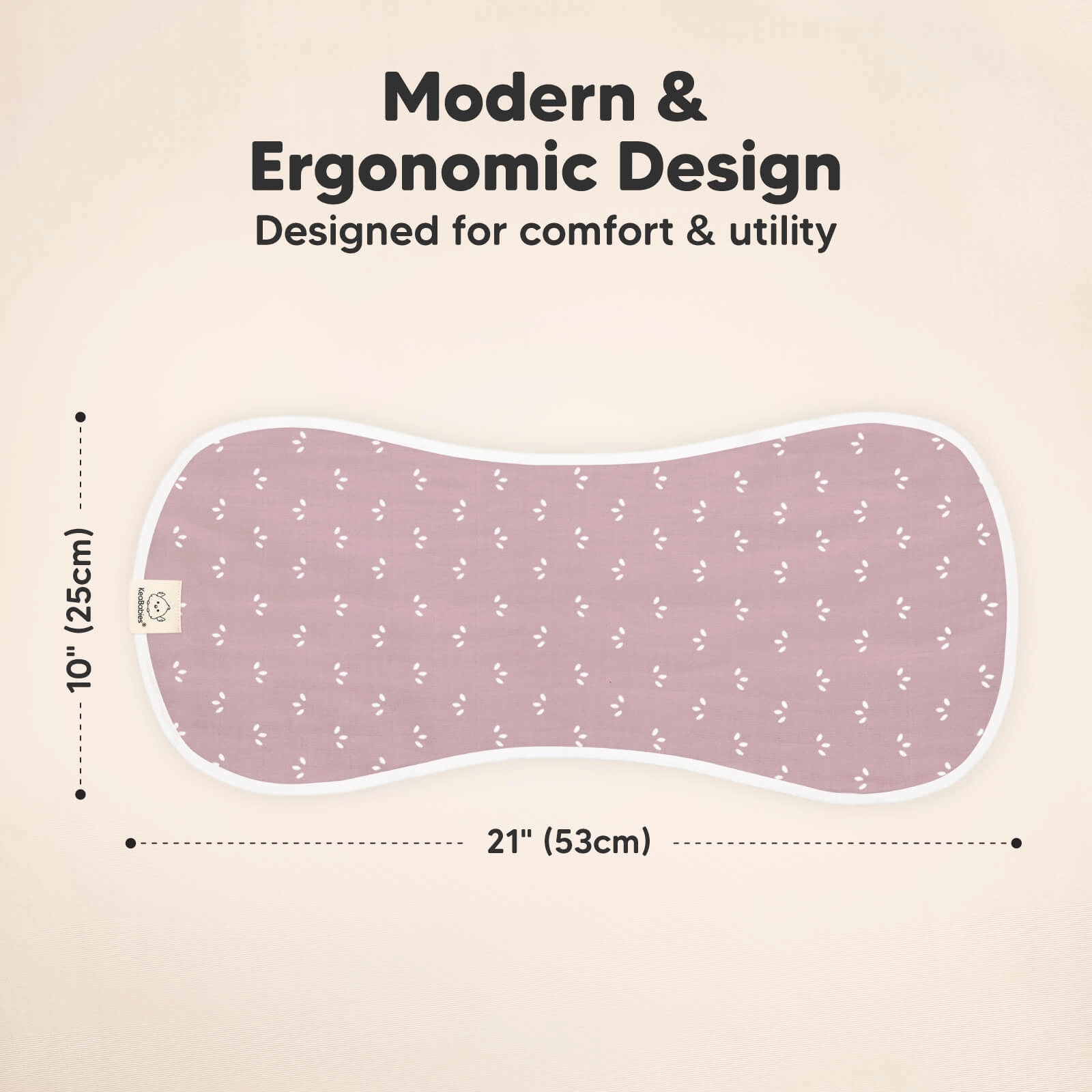 Softe Muslin Baby Burp Cloth (Blooms)