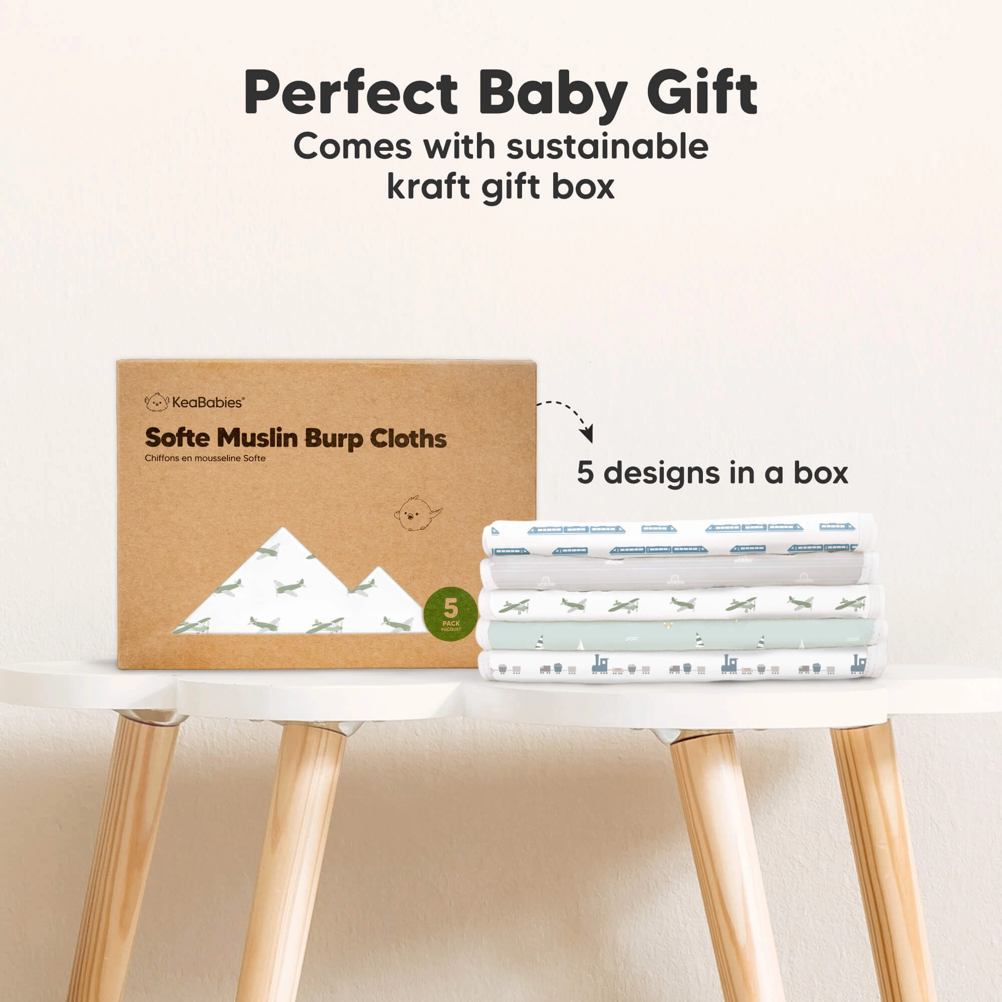 Softe Muslin Baby Burp Cloth (Constellation)