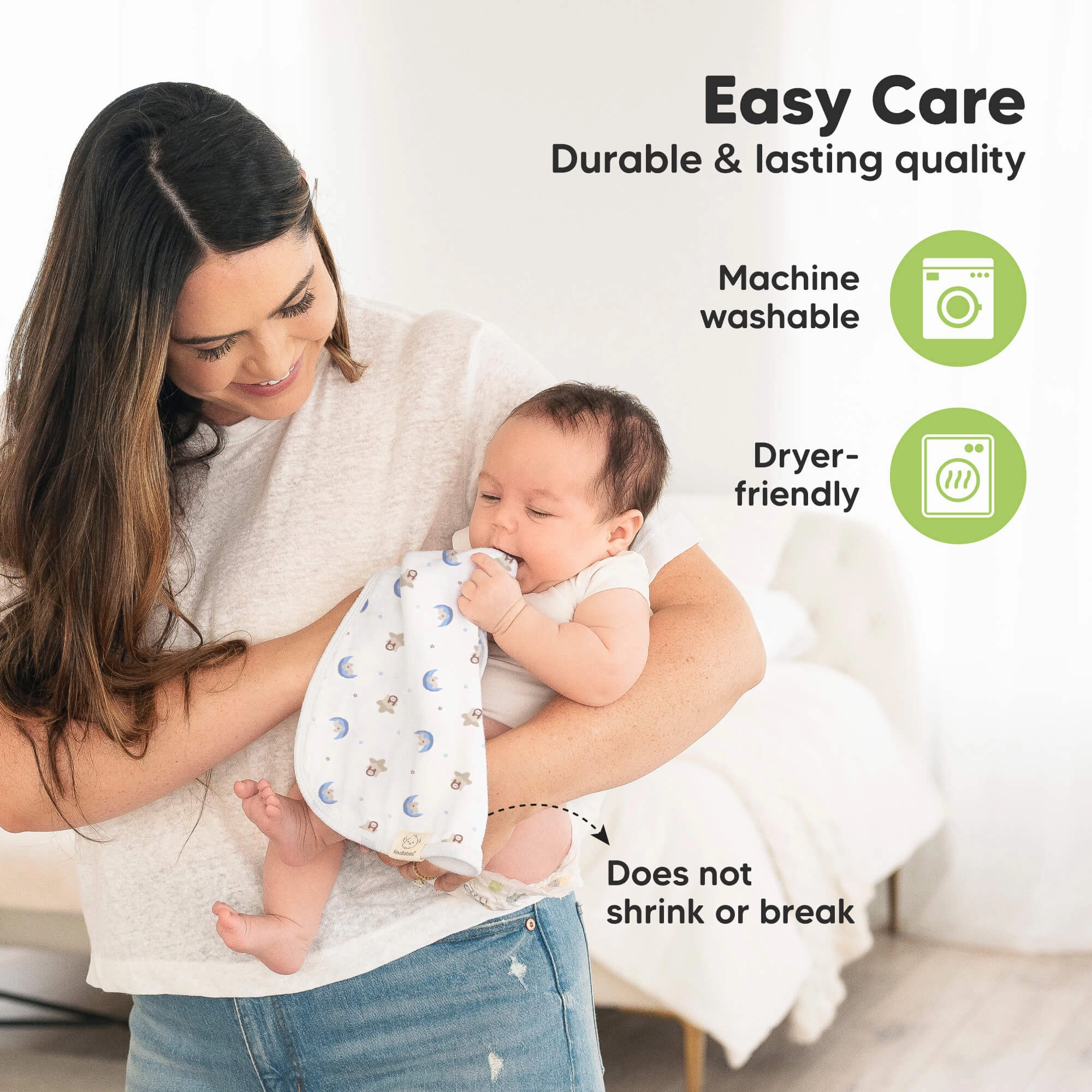 Softe Muslin Baby Burp Cloth (Cosmo)