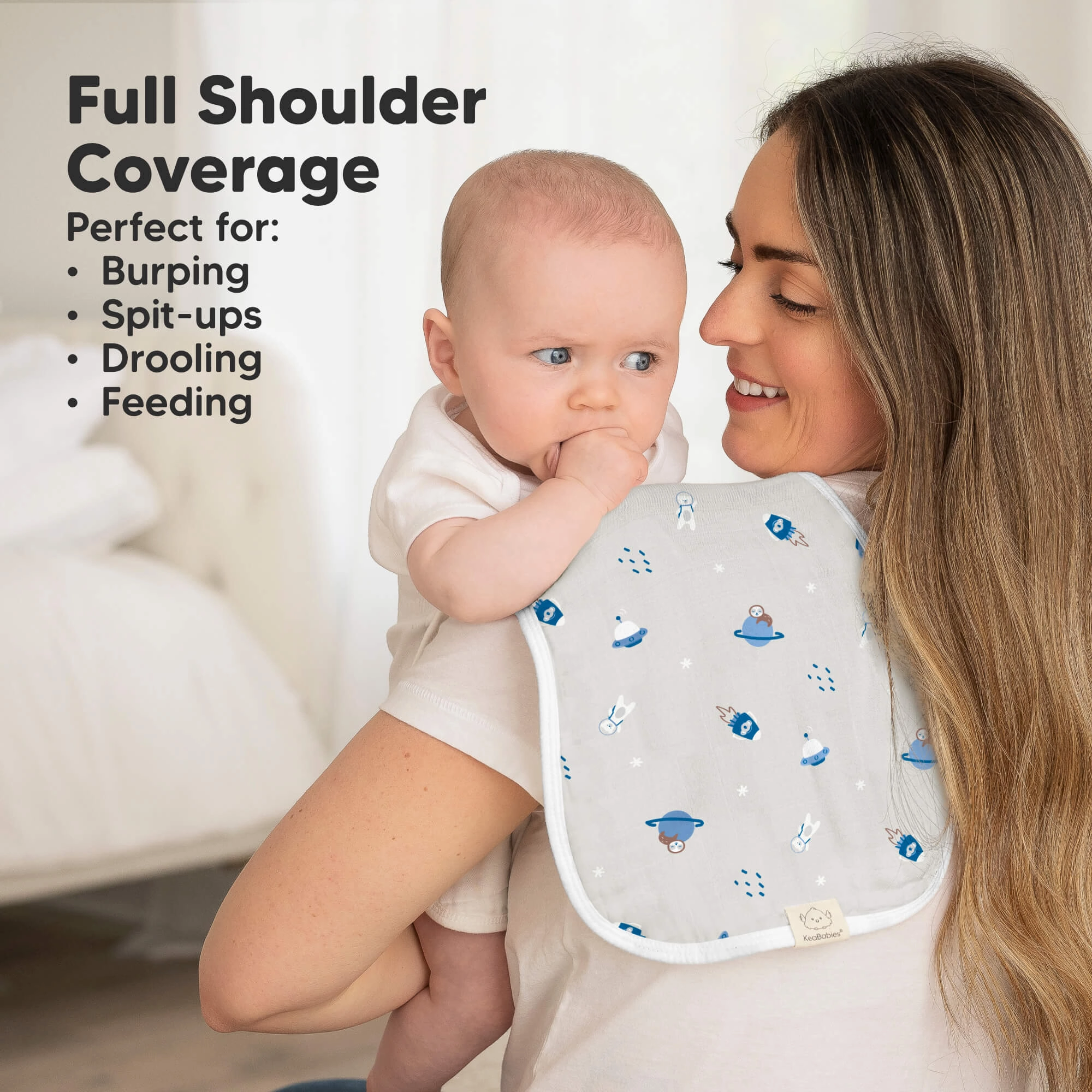Softe Muslin Baby Burp Cloth (Cosmo)