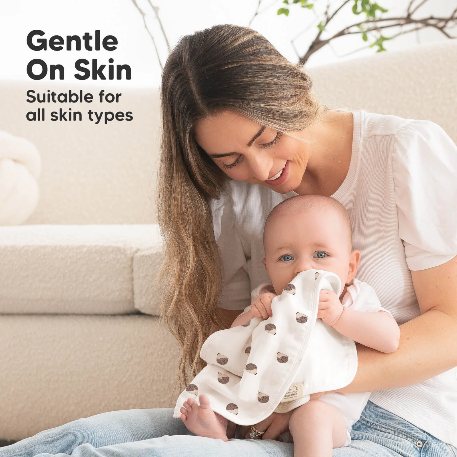 Softe Muslin Baby Burp Cloth (KeaFriends)