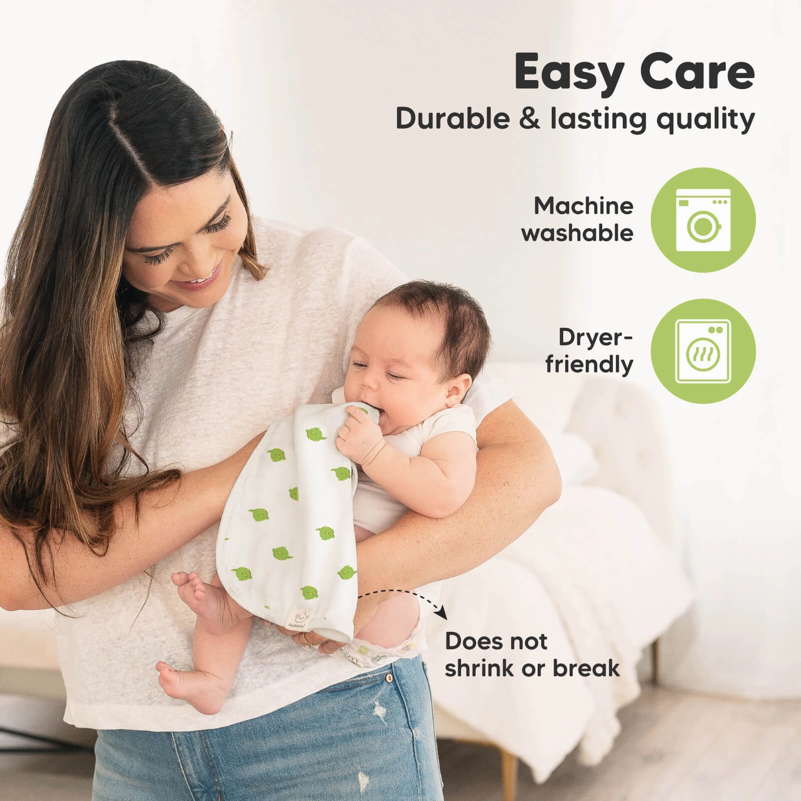 Softe Muslin Baby Burp Cloth (KeaFriends)