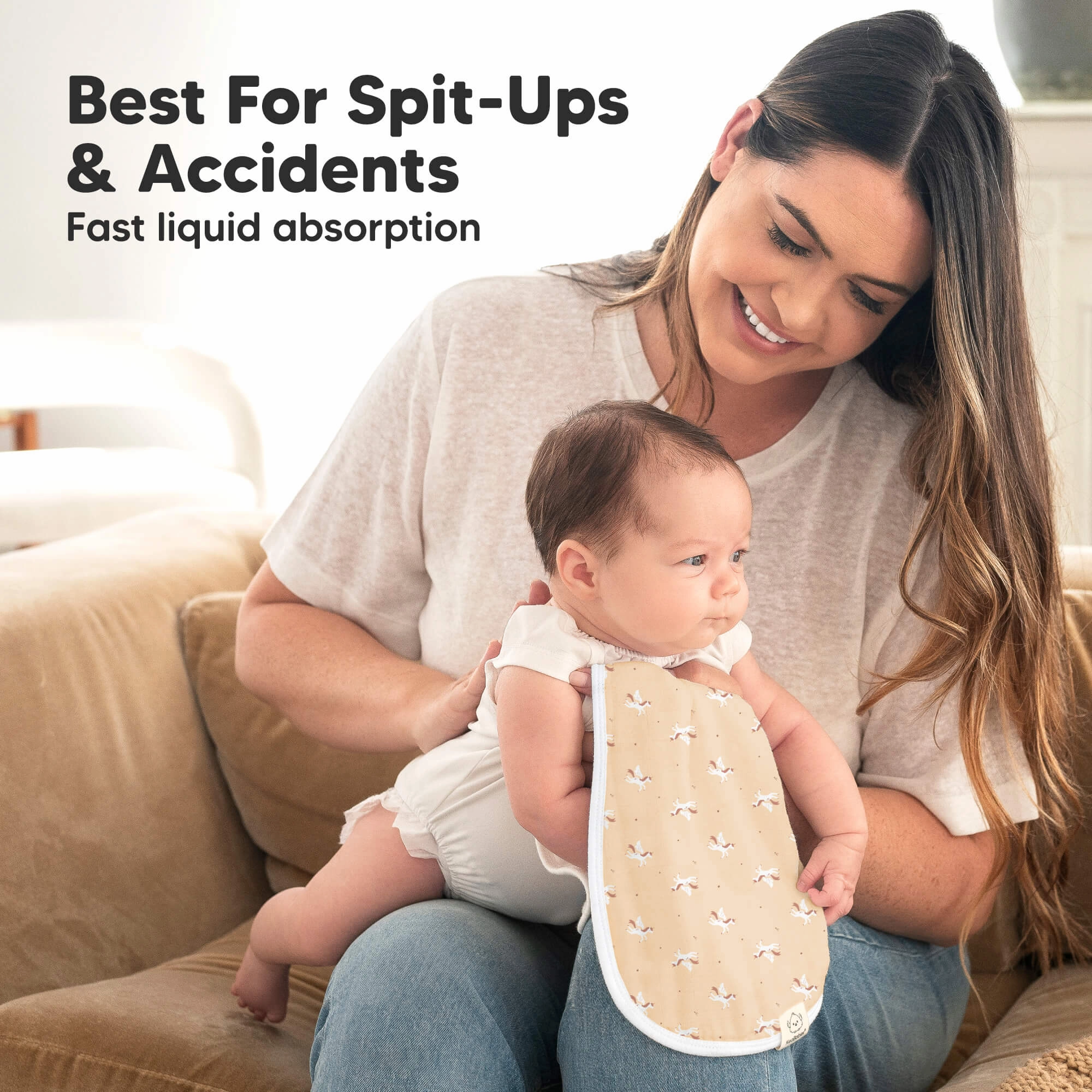 Softe Muslin Baby Burp Cloth (Lunaris)