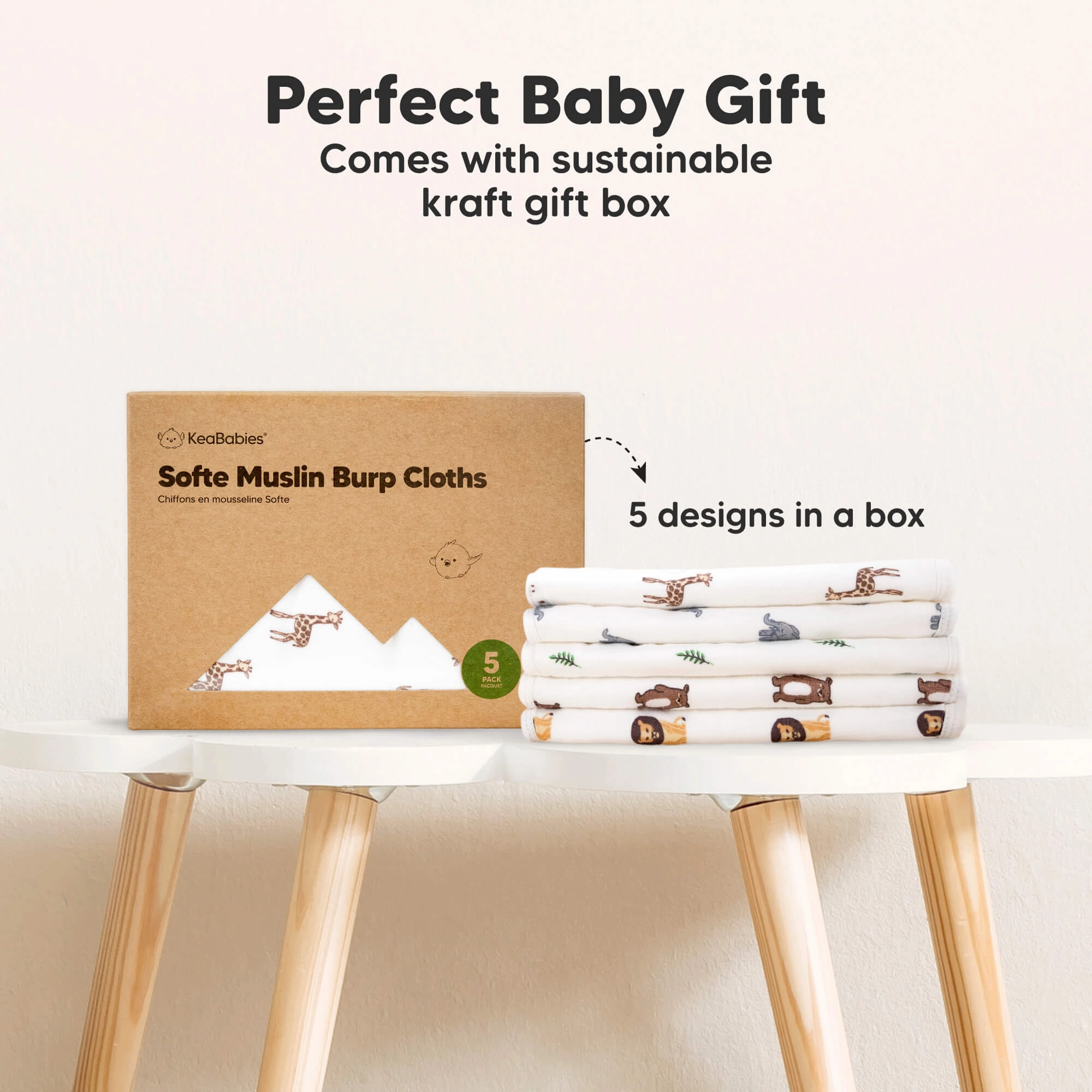 Softe Muslin Baby Burp Cloth (Lunaris)