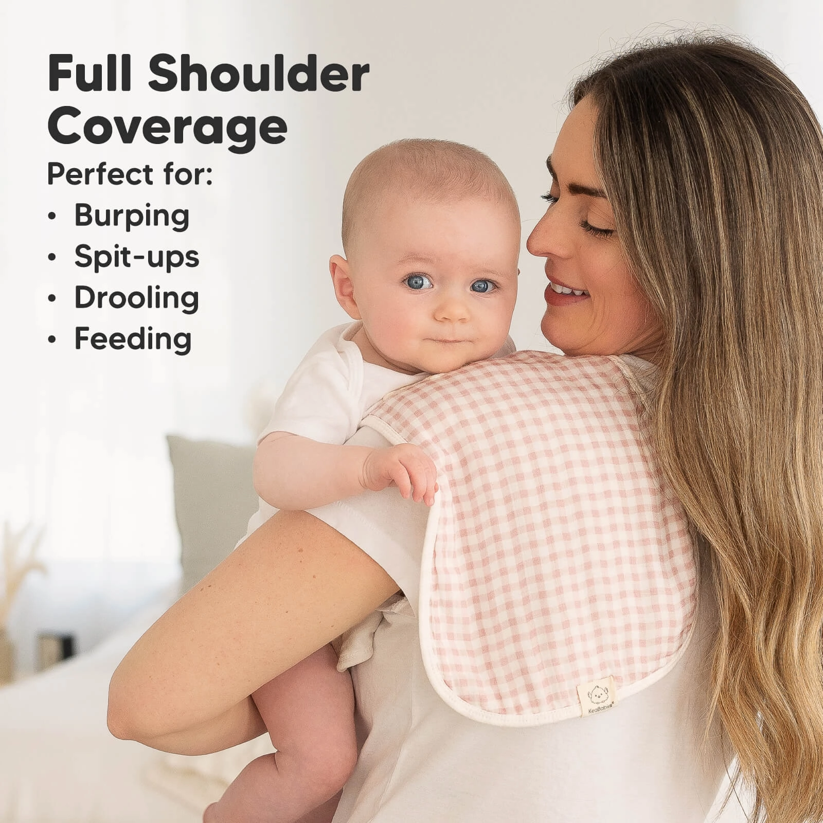 Softe Muslin Baby Burp Cloth (Petals)