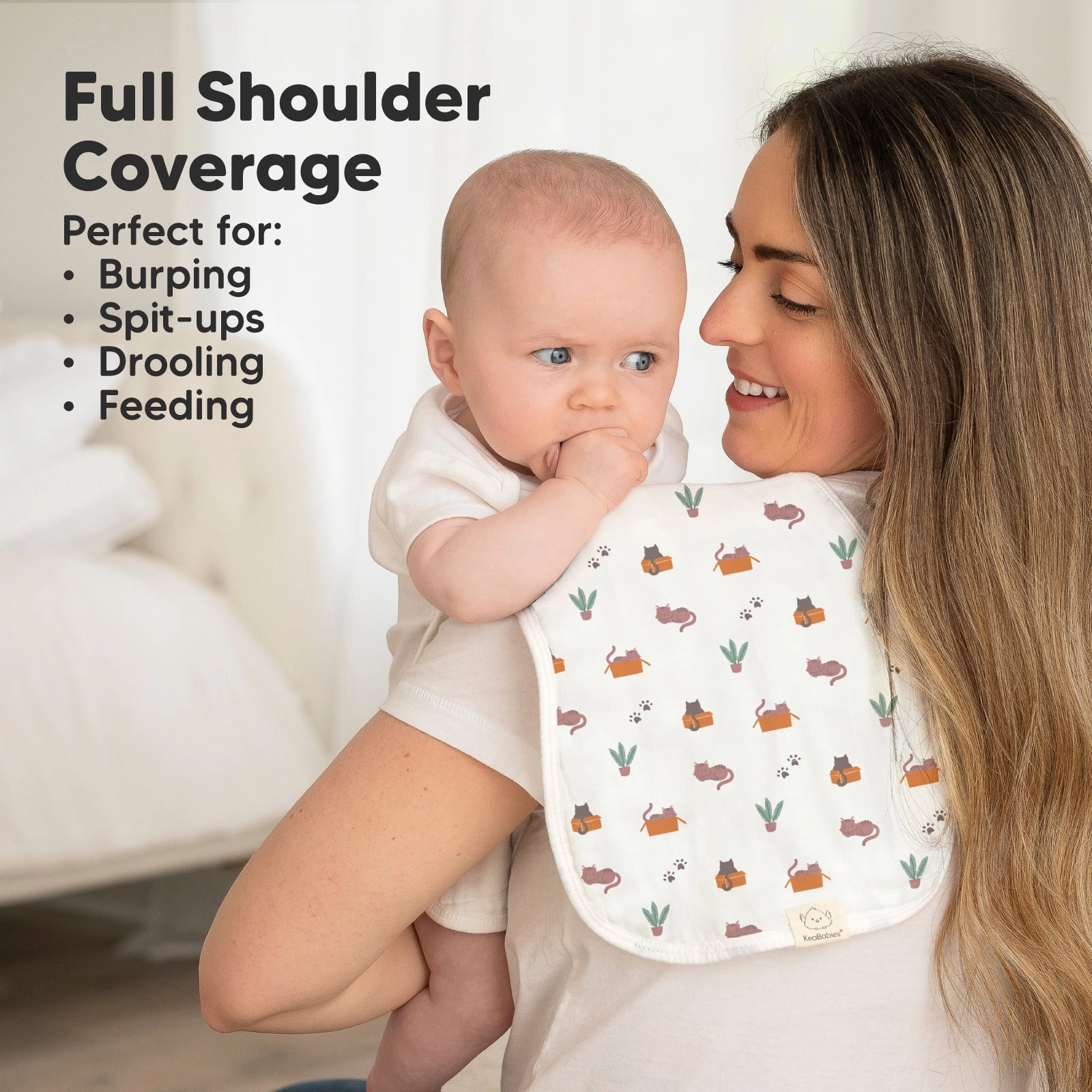 Softe Muslin Baby Burp Cloth (Pets & Paws)