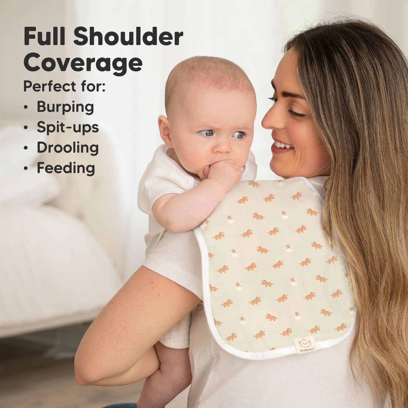 Softe Muslin Baby Burp Cloth (Roarsome)