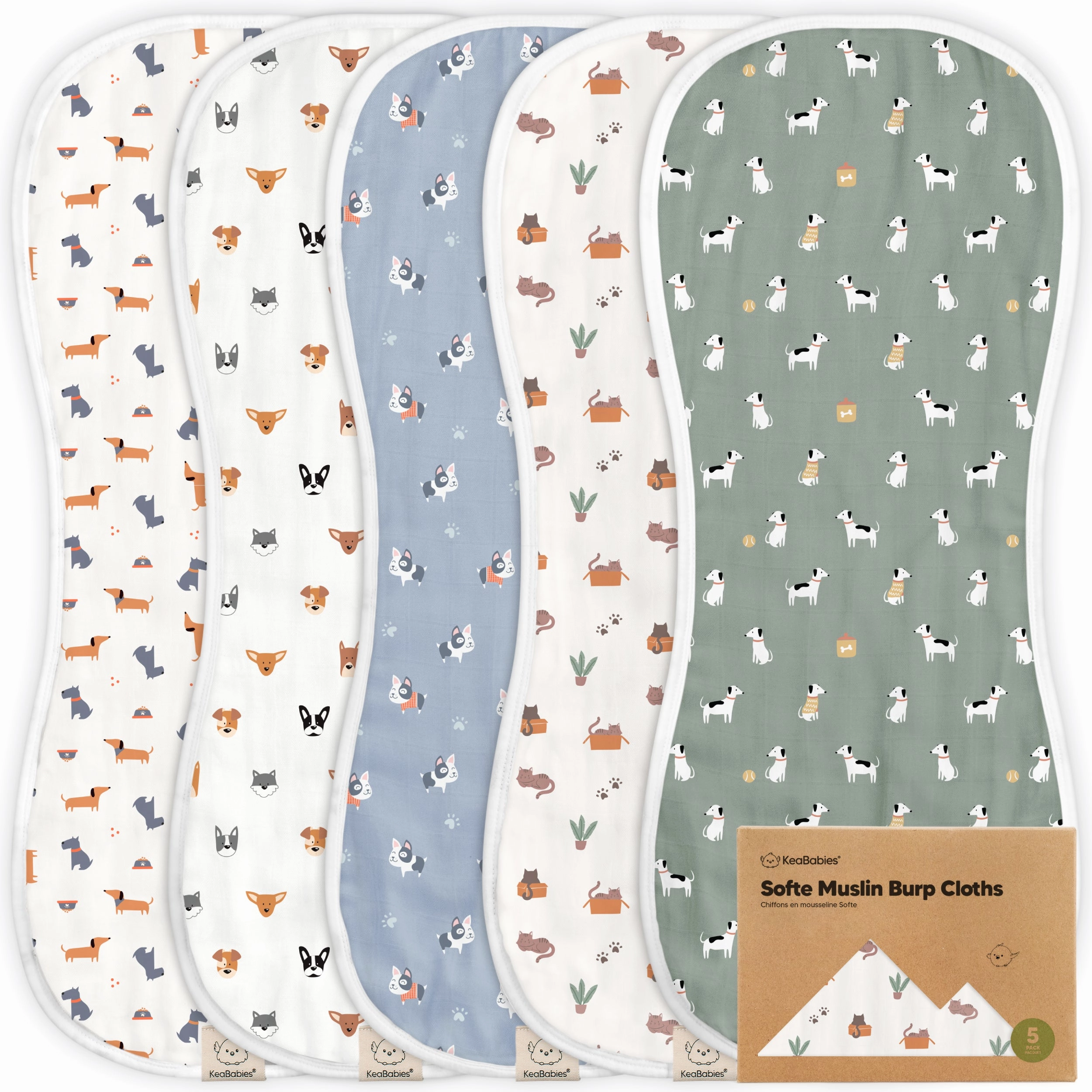 Softe Muslin Baby Burp Cloth