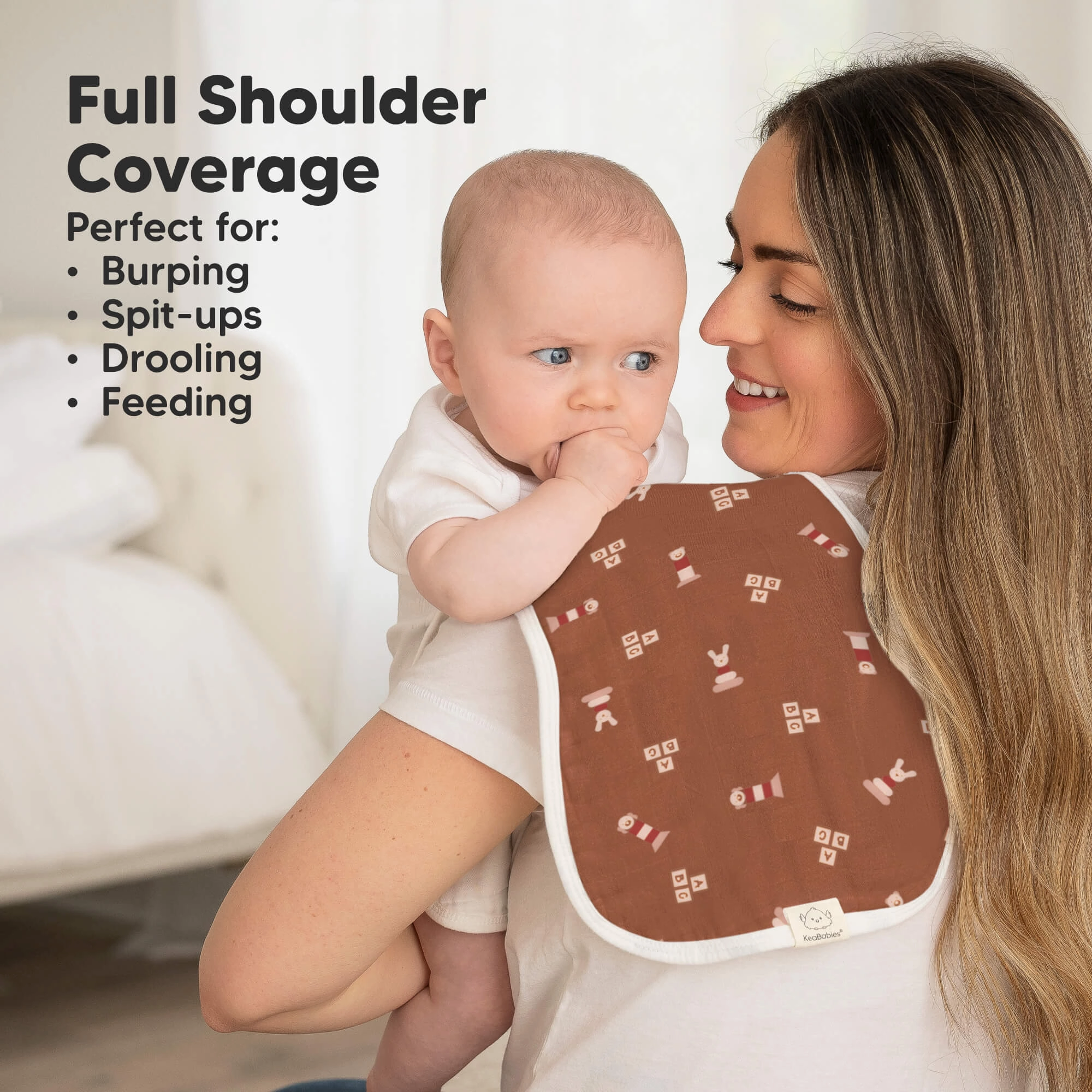 Softe Muslin Baby Burp Cloth (Toy Land)