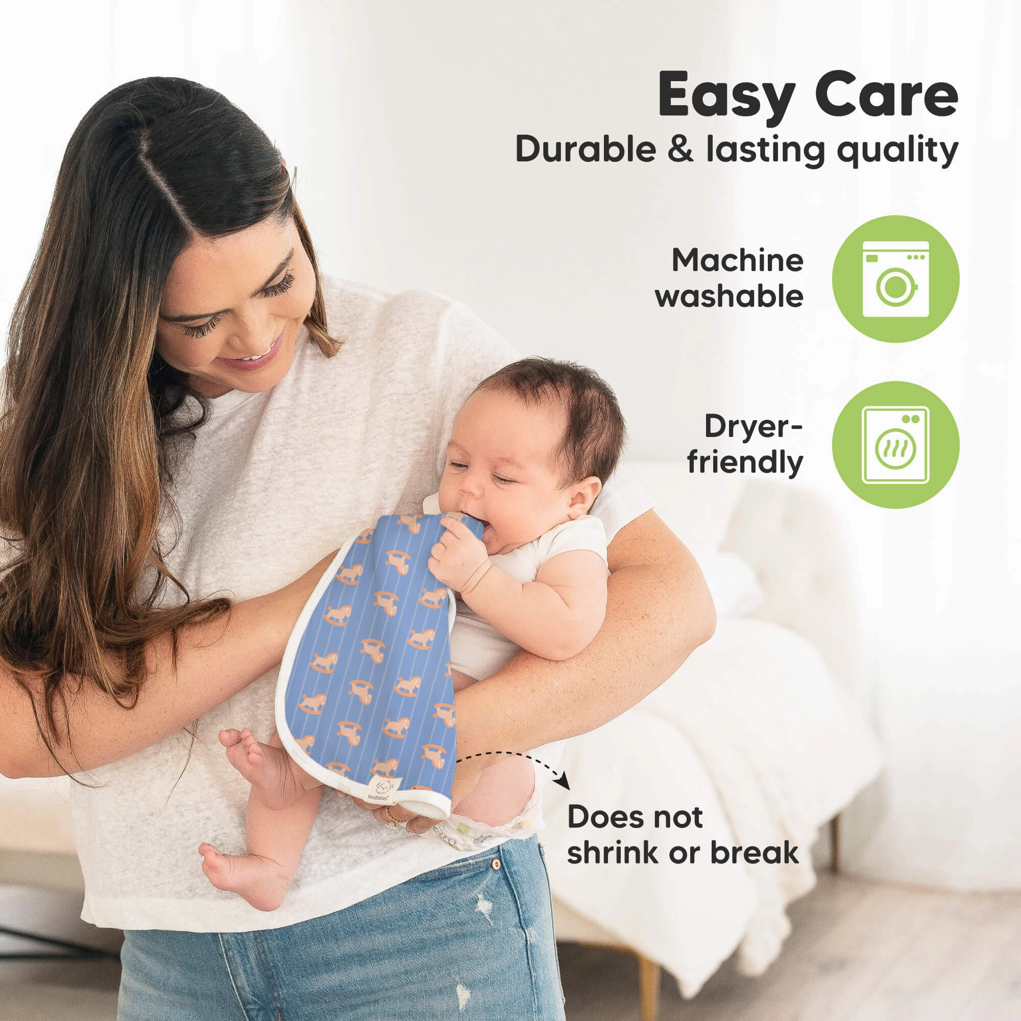Softe Muslin Baby Burp Cloth (Toy Land)