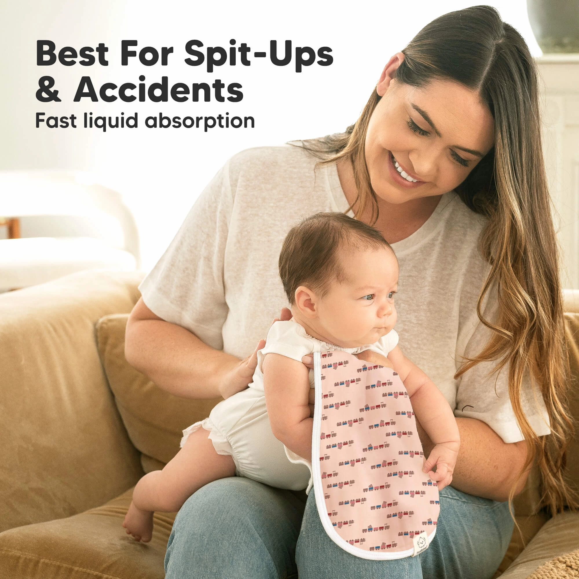 Softe Muslin Baby Burp Cloth (Toy Land)