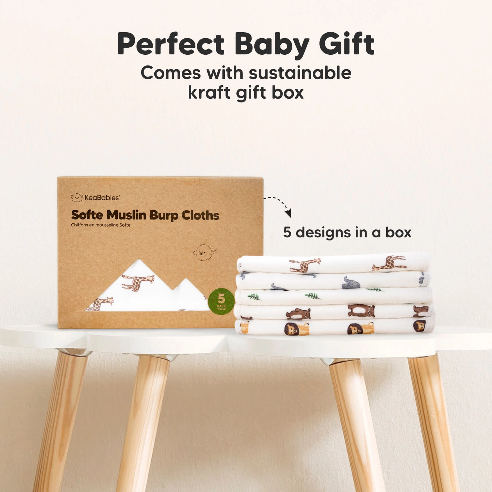 Softe Muslin Baby Burp Cloth