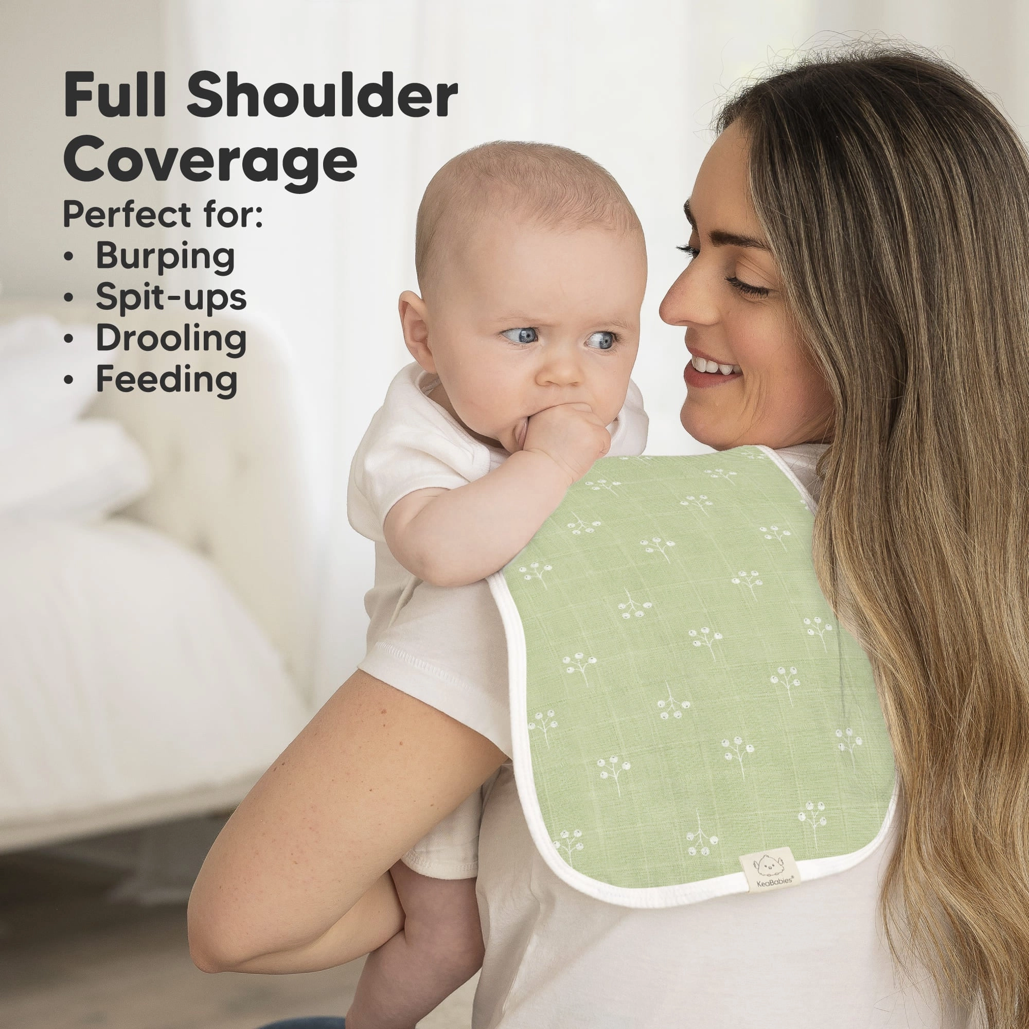 Softe Muslin Baby Burp Cloth (Wild Bloom)