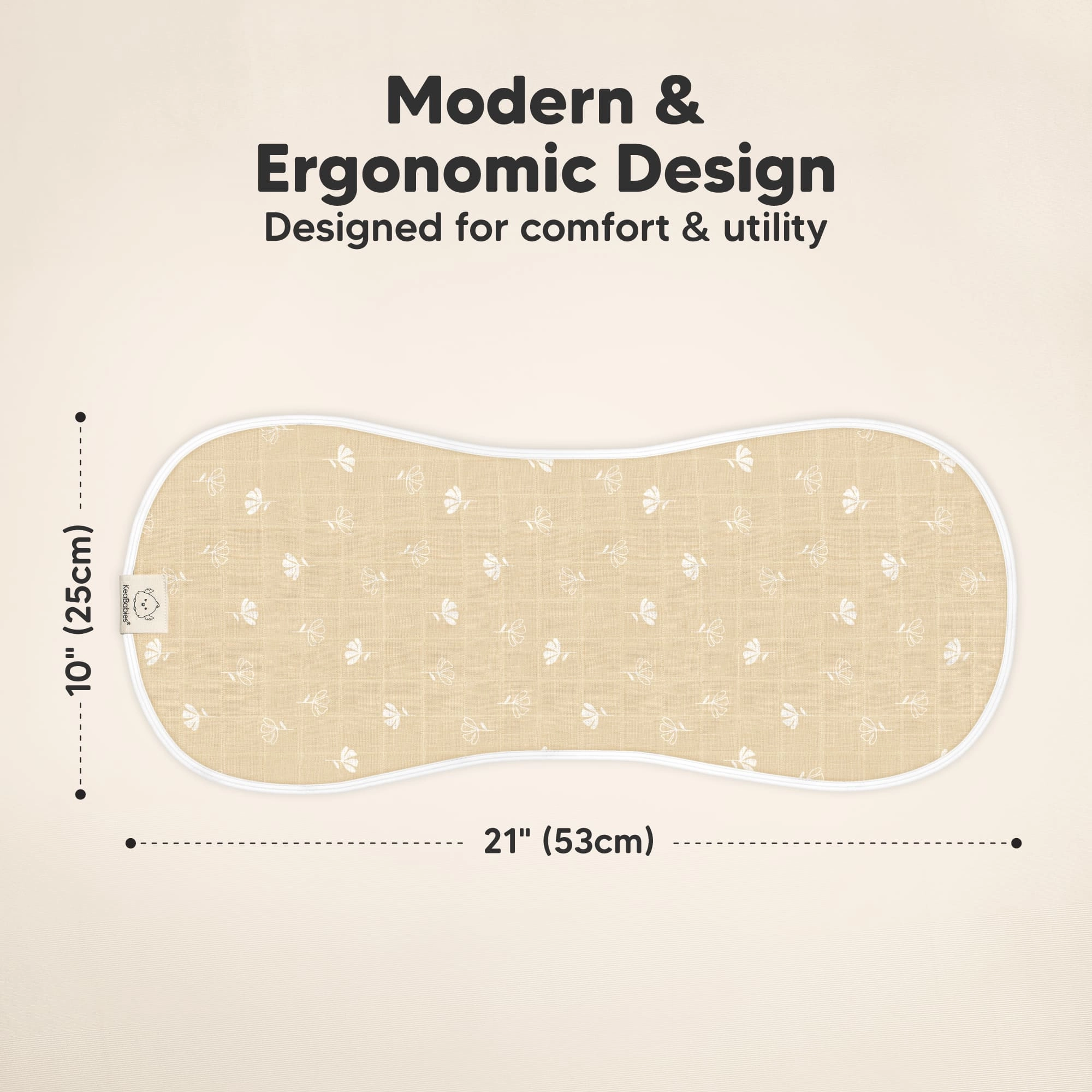 Softe Muslin Baby Burp Cloth (Wild Bloom)