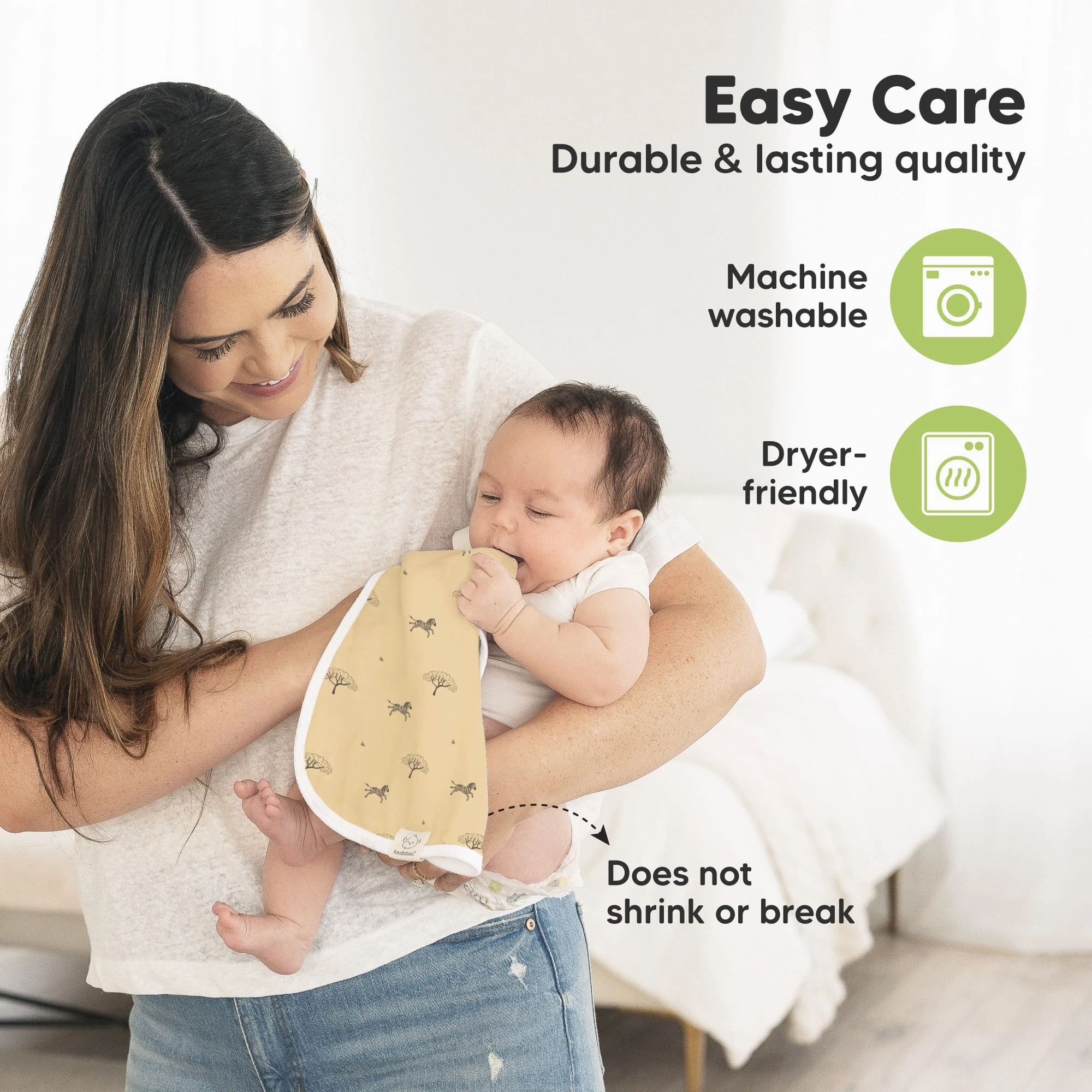 Softe Muslin Baby Burp Cloth (Wildscape)