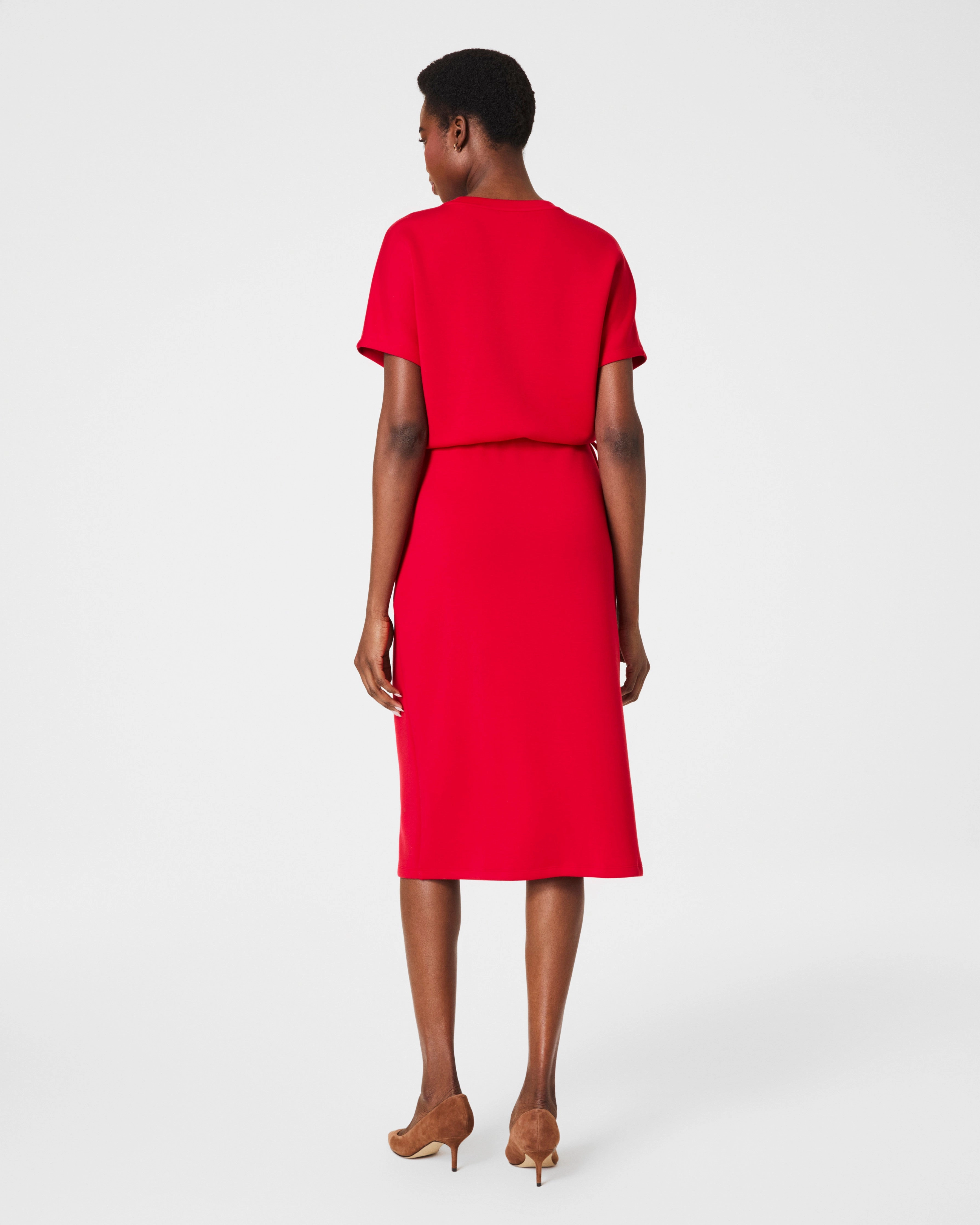 SPANX® AirEssentials Midi Wrap Dress