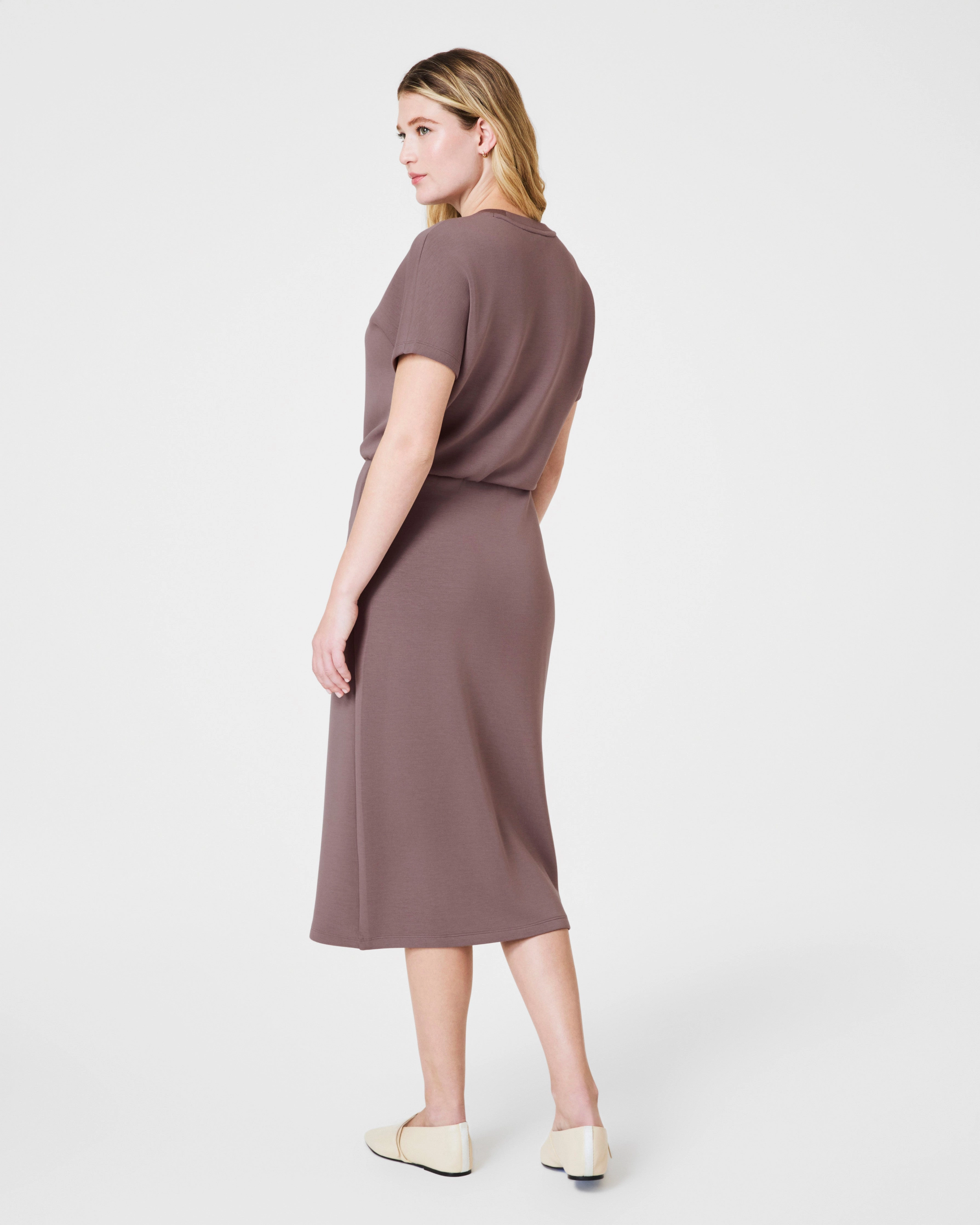 SPANX® AirEssentials Midi Wrap Dress